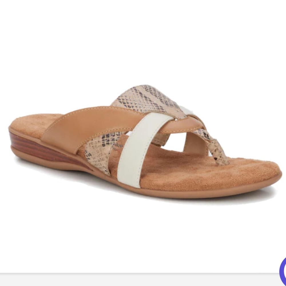 Nisha Sandal: Natural Snake Multi Leather NEW I Walking Cradles. Natural Snake.